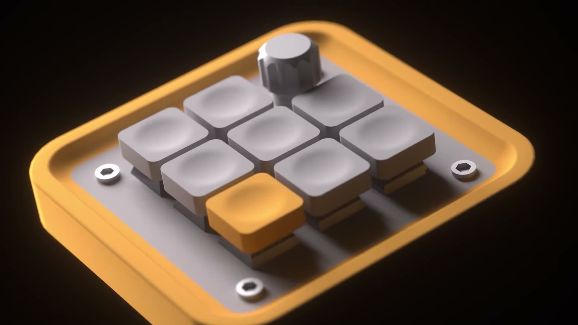 Macropad designed, printed, soldered and coded.